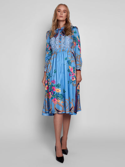 Rhonda Bow Tied Collar Dress