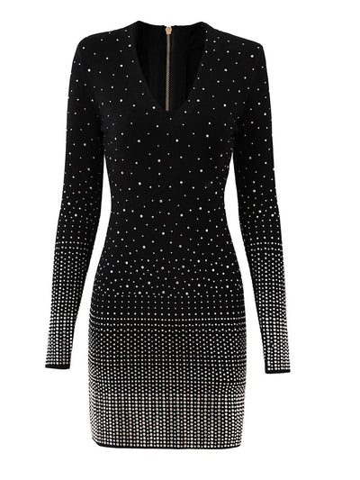 Ryker Knit Midi Dress in Black