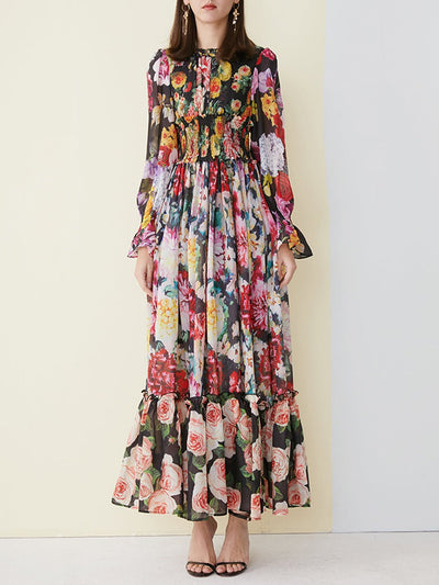 Salazar Ruffle Maxi Dress