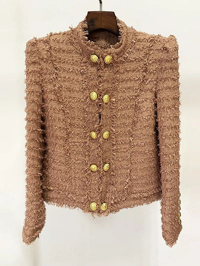 Shane Lion Button Tassel Jacket