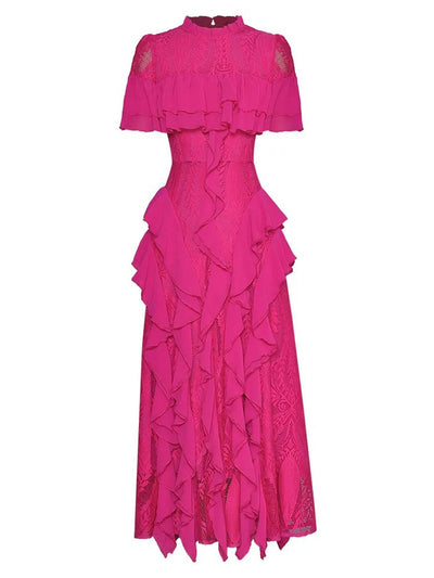 Teagan Chic Lace Midi Dress