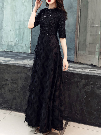 Violet Maxi Dress in Black