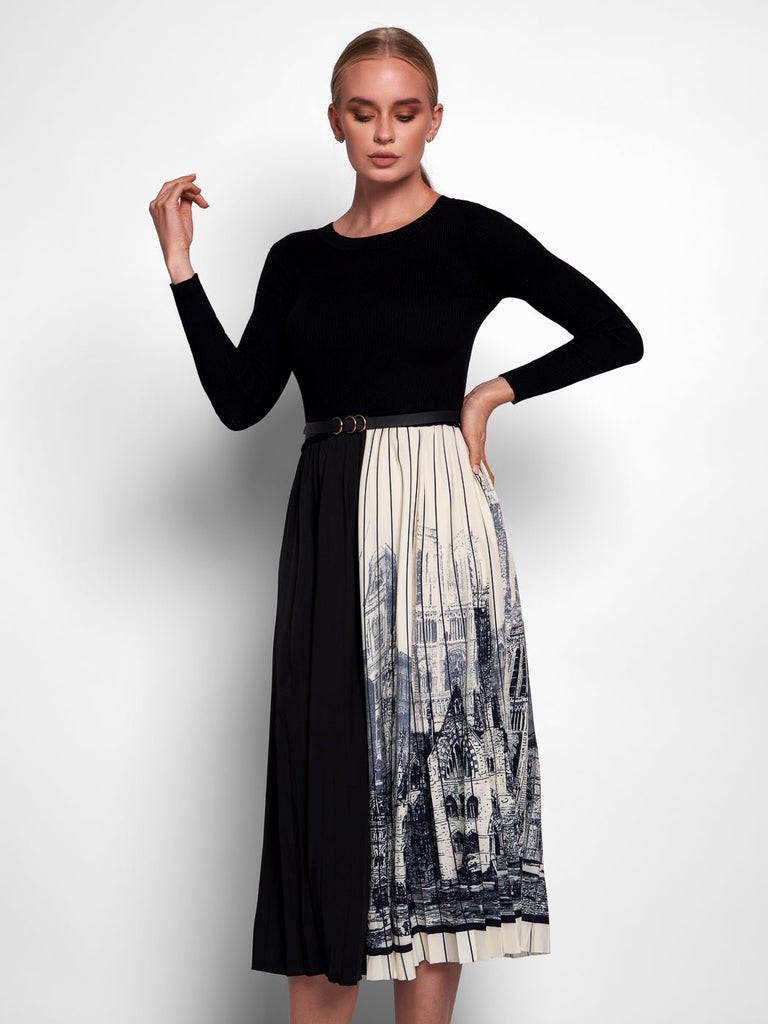 Zaina Knitted Midi Dress - Glory Connection