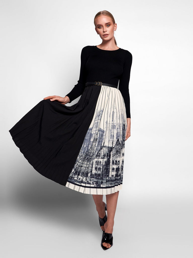 Zaina Knitted Midi Dress - Glory Connection